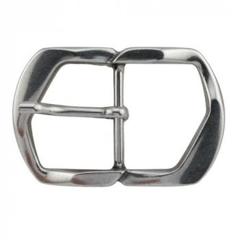 Preview: Design Belt Buckle Campo silver from Umjubelt, nickel-free, top fashion style, thorn, unisex, for belts up to 4 cm wide